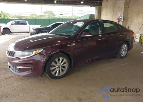 2016 Kia Optima Lx из США, поврежденный, VIN 5XXGT4L32GG021055